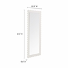 Emmeline Scalloped Rectangle Floor Mirror