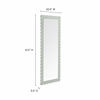 Emmeline Scalloped Rectangle Floor Mirror