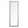 Emmeline Scalloped Rectangle Floor Mirror