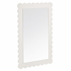 Emmeline Scalloped Rectangle Wall Mirror