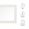 Emmeline Scalloped Rectangle Wall Mirror