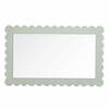 Emmeline Scalloped Rectangle Wall Mirror