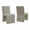 Emory Upholstered Fabric Dining Side Chair Set of 2