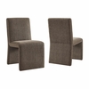 Emory Upholstered Fabric Dining Side Chair Set of 2