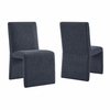 Emory Upholstered Fabric Dining Side Chair Set of 2