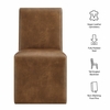 Emory Vegan Leather Dining Side Chair