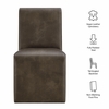 Emory Vegan Leather Dining Side Chair
