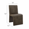 Emory Vegan Leather Dining Side Chair