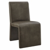 Emory Vegan Leather Dining Side Chair Set of 2