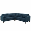 Empress 3 Piece Fabric Sectional Sofa Set