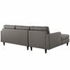 Empress Left-Facing Upholstered Sectional Sofa