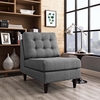 Empress Lounge Chair in Gray