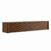 Emric Wave 71" Wall-Mounted TV Cabinet in Walnut
