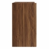 Emric Wave Accent Cabinet in Walnut