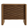 Emric Wave Nightstand in Walnut