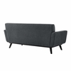 Engage Herringbone Fabric Loveseat
