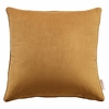 Enhance 18 Inch Performance Velvet Throw Pillow in Cognac