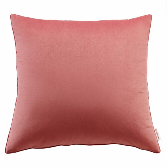 Enhance 24 Inch Performance Velvet Throw Pillow in Blossom