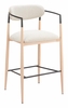 Equinox Barstool in Oyster Gray & Natural