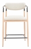 Equinox Counter Stool in Oyster Gray & Natural