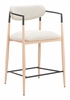 Equinox Counter Stool in Oyster Gray & Natural