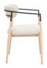 Equinox Dining Chair in Oyster Gray & Natural