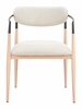 Equinox Dining Chair in Oyster Gray & Natural