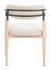 Equinox Dining Chair in Oyster Gray & Natural