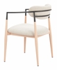 Equinox Dining Chair in Oyster Gray & Natural