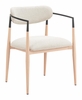 Equinox Dining Chair in Oyster Gray & Natural