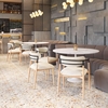 Equinox Dining Chair in Oyster Gray & Natural