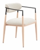 Equinox Dining Chair in Oyster Gray & Natural