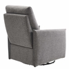 Etta Upholstered Fabric Lounge Chair in Light Gray