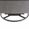 Etta Upholstered Fabric Lounge Chair in Light Gray
