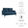 Evermore Upholstered Fabric Loveseat