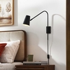 Faye Metal Wall Sconce in Black