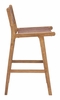 Feder Barstool Set of 2 in Brown