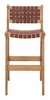 Feder Barstool Set of 2 in Brown