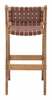Feder Barstool Set of 2 in Brown