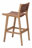 Feder Barstool Set of 2 in Brown