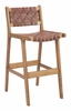 Feder Barstool Set of 2 in Brown