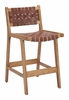 Feder Counter Stool Set of 2 in Brown