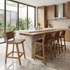 Feder Counter Stool Set of 2 in Brown