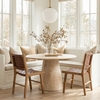 Feder Dining Chair Set of 2 in Brown