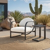 Flakt Accent Chair in Ivory