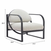 Flakt Accent Chair in Ivory