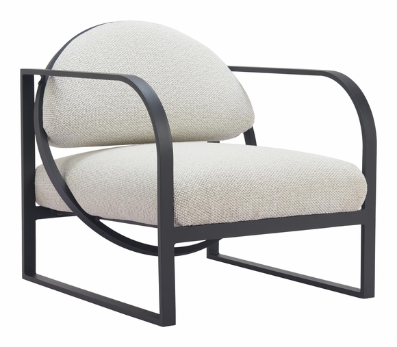 Flakt Accent Chair in Ivory