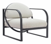 Flakt Accent Chair in Ivory