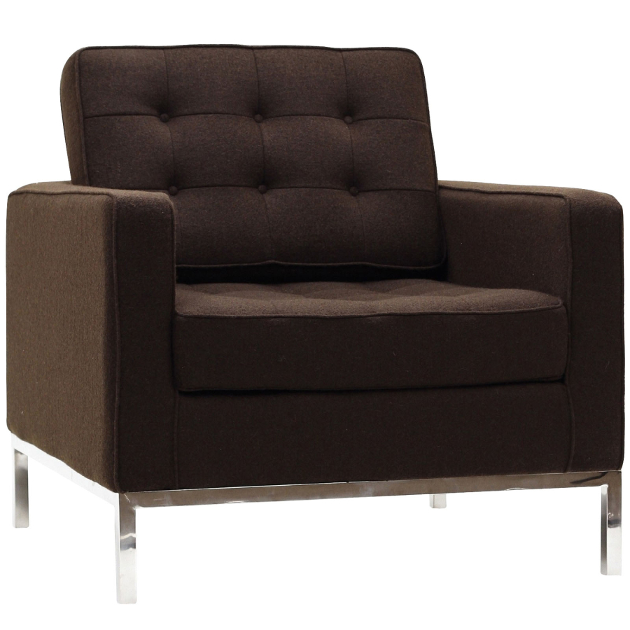 Florence Knoll ArmChair, Sectional Chair, Premium Wool Modern In Designs