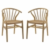 Flourish Spindle Wood Dining Side Chair Set of 2